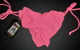 Shelby Swim - Jelly solid color tie side scalloped scrunch bikini bottom